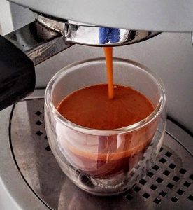 Pulling Espresso Shot in Bodum Pavina Cup 3