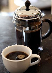 Freshly Brewed French Press Coffee