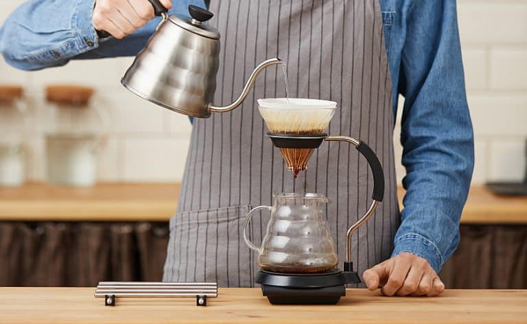 Barista Brewing Drip Coffee 1